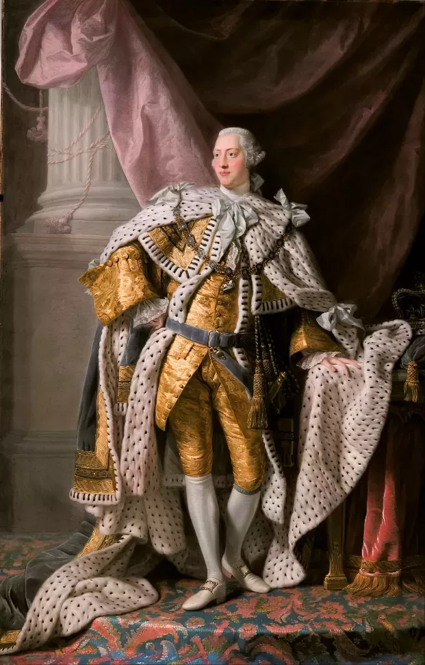 Portrait painting of King George III Portrait painting of King George III
